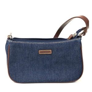 Rossetti Handbag Small Purse Denim Brown